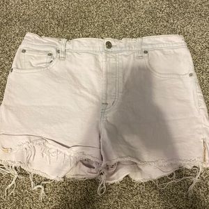 light purple shorts